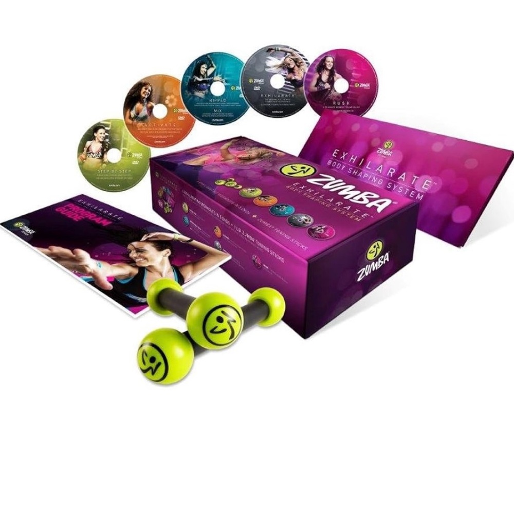 Zumba Exhilarate Body Shaping System with Toning Sticks